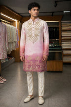 Lavender Ombre kurta