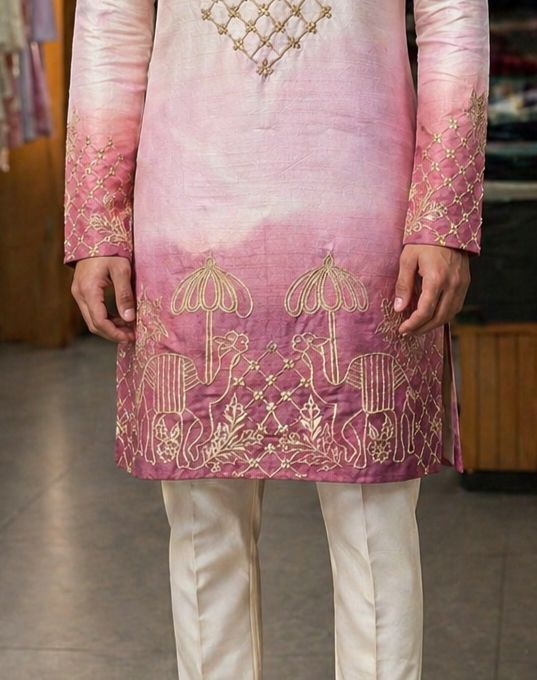 Lavender Ombre kurta