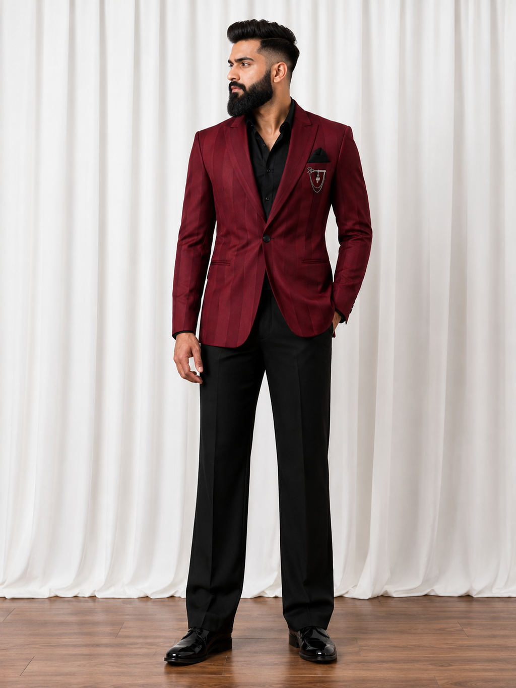 Wine Elegance Suit