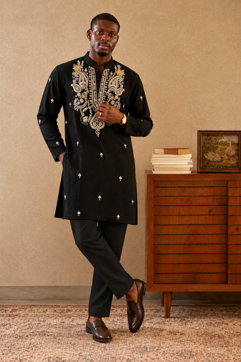 Royal Aari Kurta