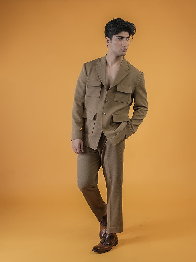 Sand Brown Co-Ord Set