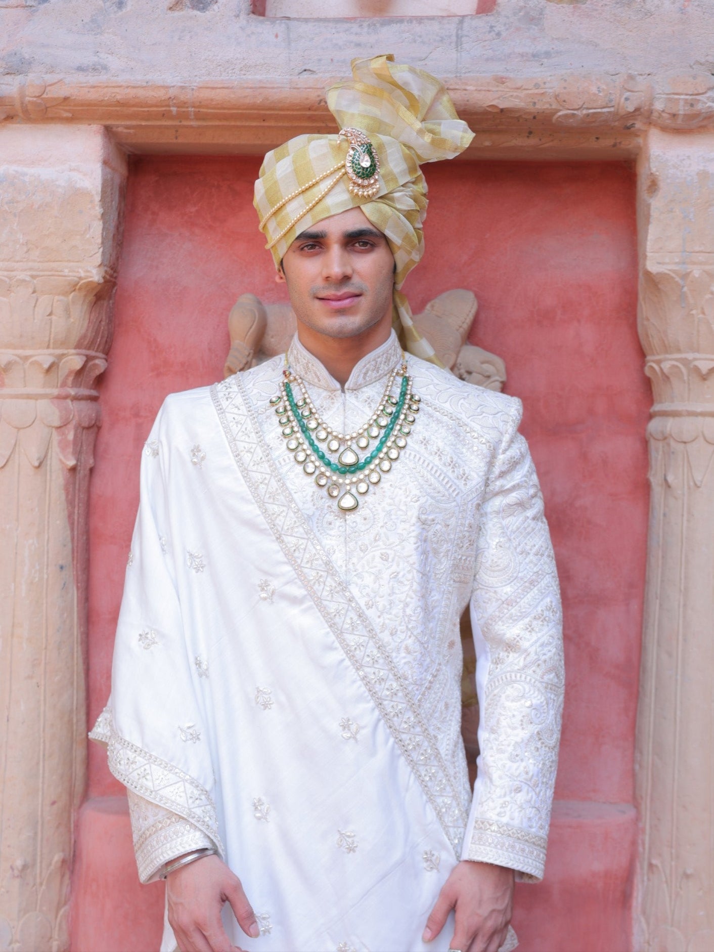 Shwetang Panel Sherwani