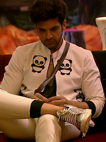 Karan Kundra's White Panda Co-ord Set