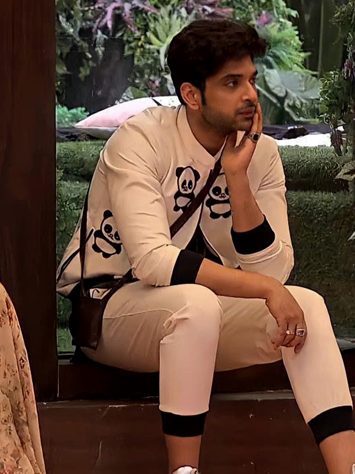 Karan Kundra's White Panda Co-ord Set