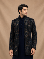 Midnight Regal Shrug Set