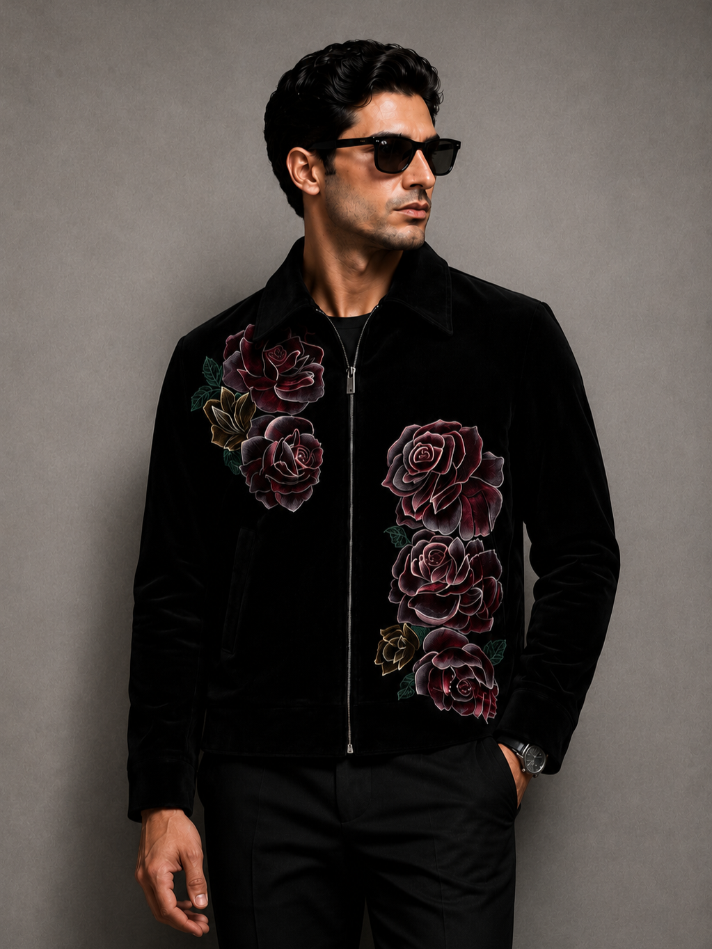 Midnight Floral Jacket