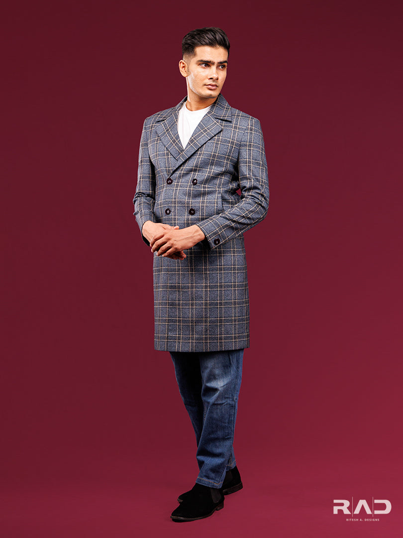 Checkered Trenchcoat