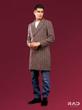 Brown Herringbone Trenchcoat