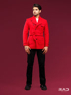 Red Belted Jacket