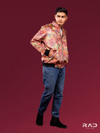 Multicolor Bomber Jacket