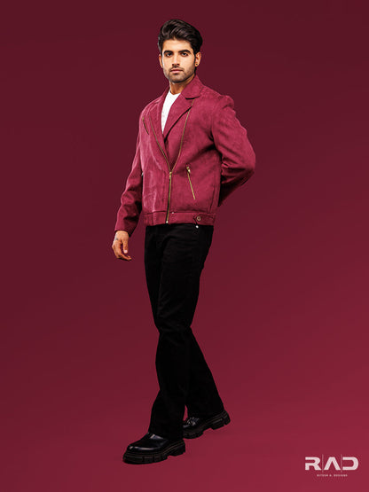 Wine Zipper Jacket