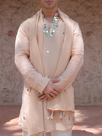 Peach Mirror Kurta