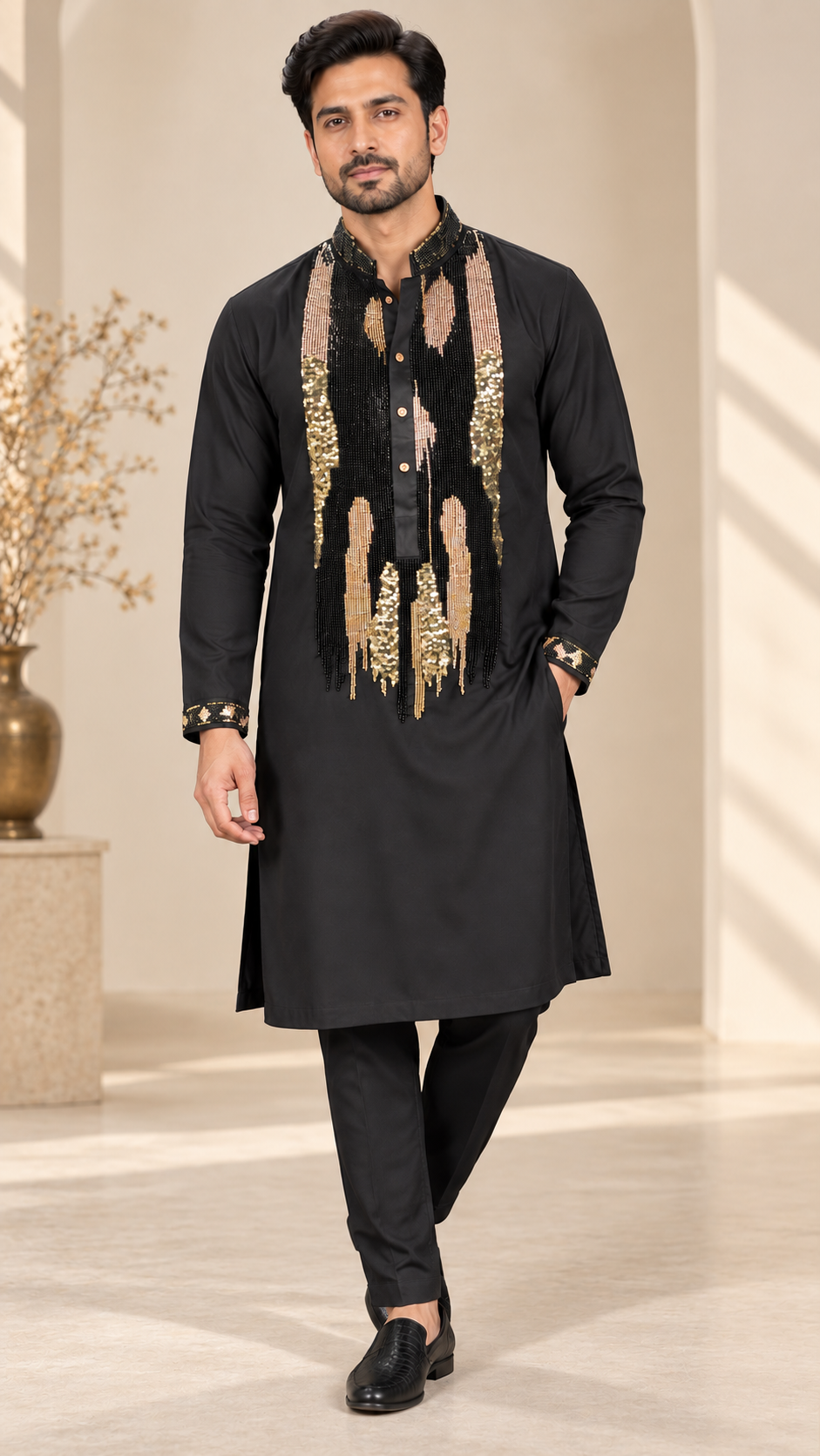 Noir Ember Kurta set