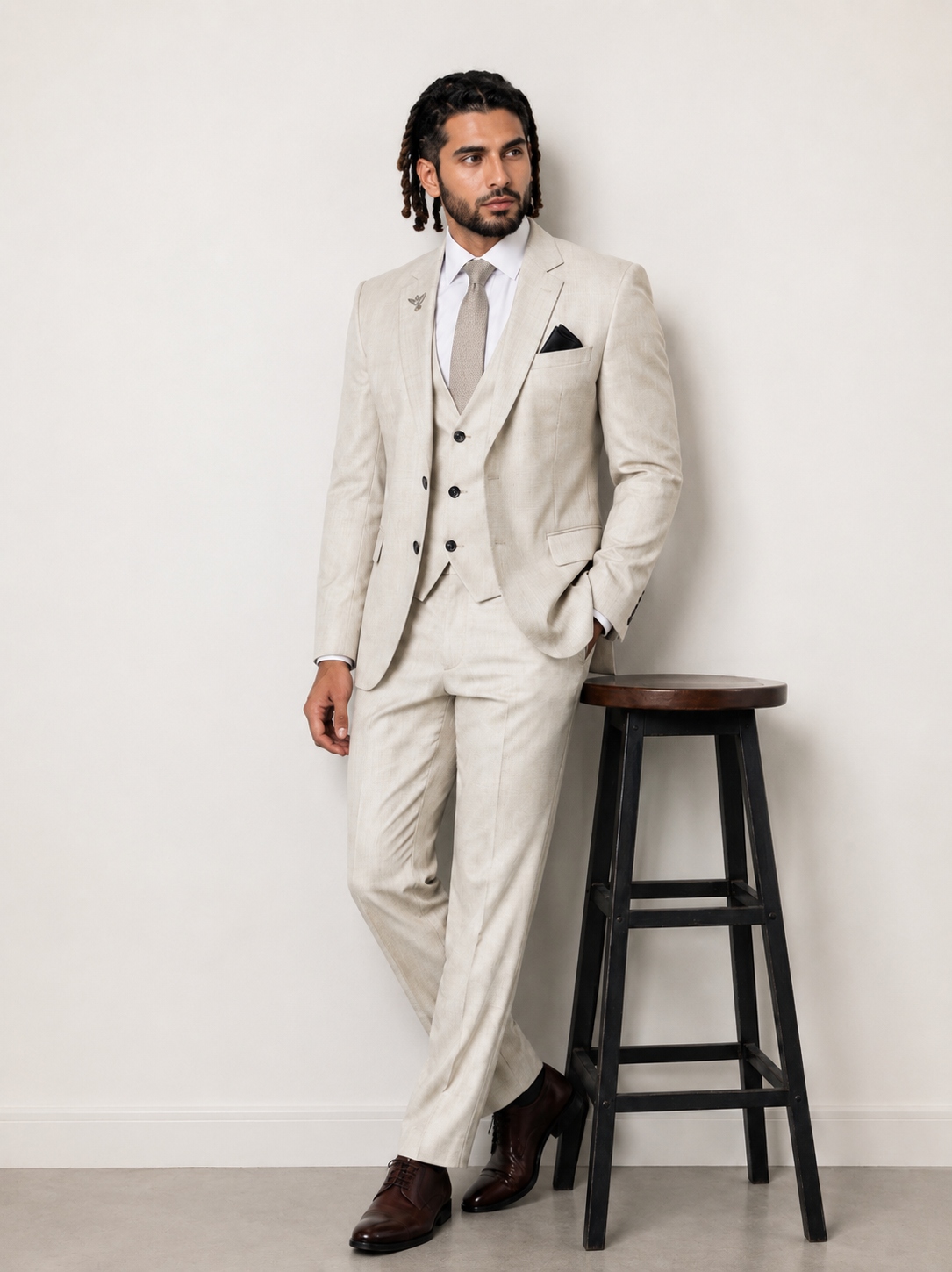 Ecru Prestige Suit