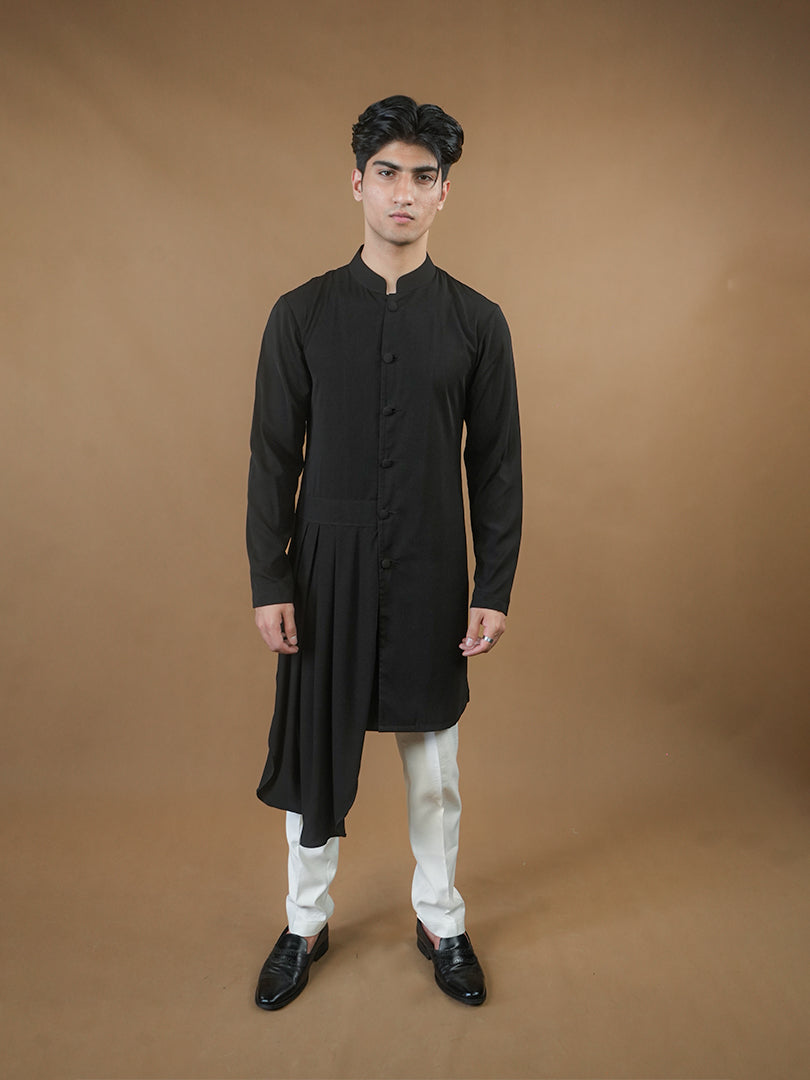 Black Drape Kurta