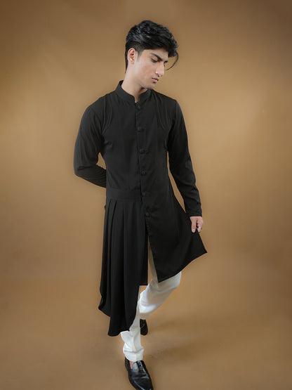 Black Drape Kurta