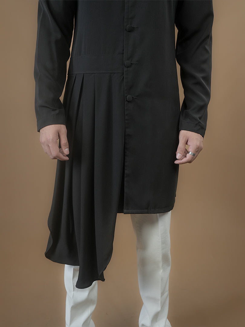 Black Drape Kurta