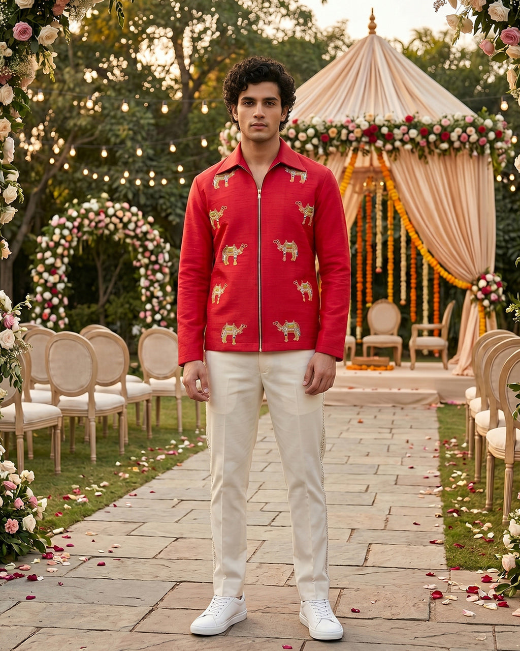 Fuscia Camel jacket