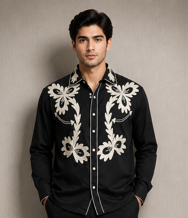 Retro Black Shirt