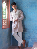 Mauve Embroidered Kurta
