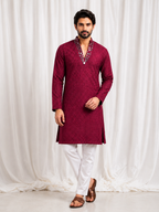 Ruby Mirror  Kurta