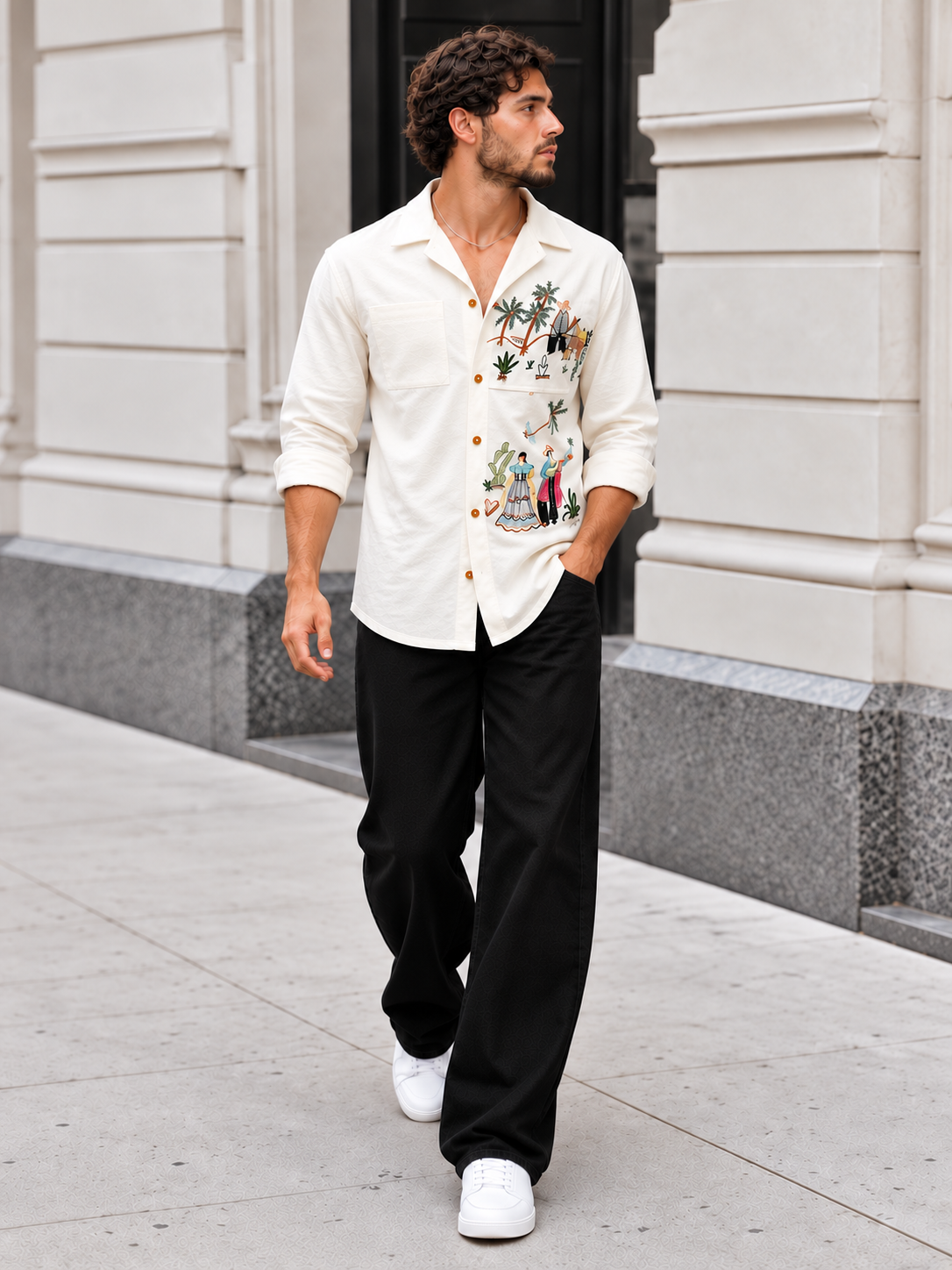 Botanical Story Handwork Shirt