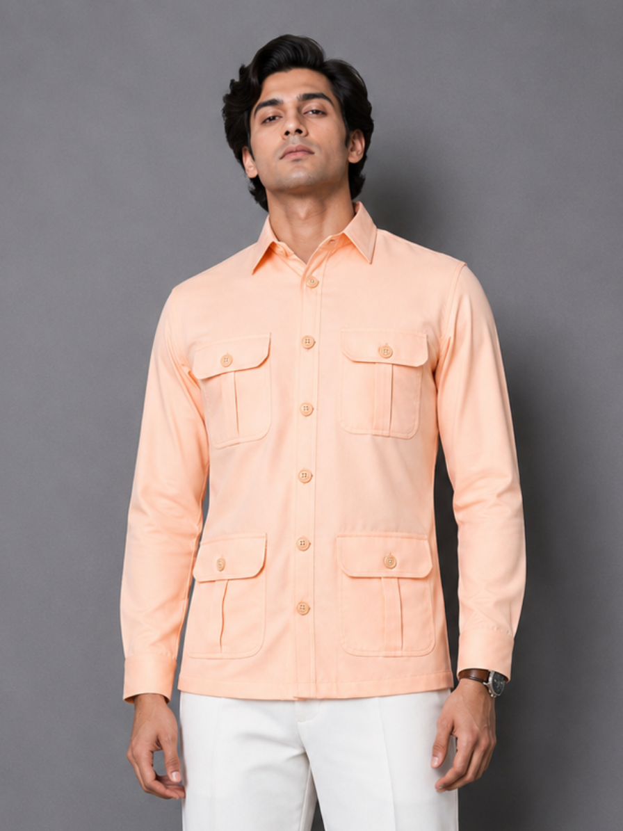 Peach Horizon- Hunter Shirt
