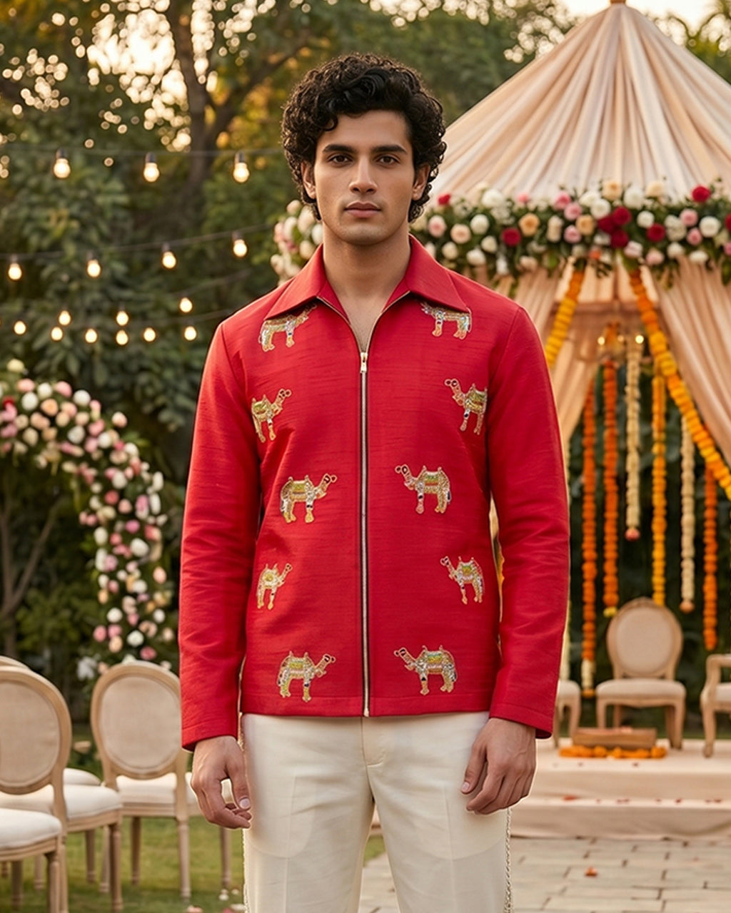 Fuscia Camel jacket
