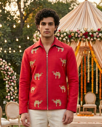 Fuscia Camel jacket