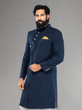 Navy Blue Textured