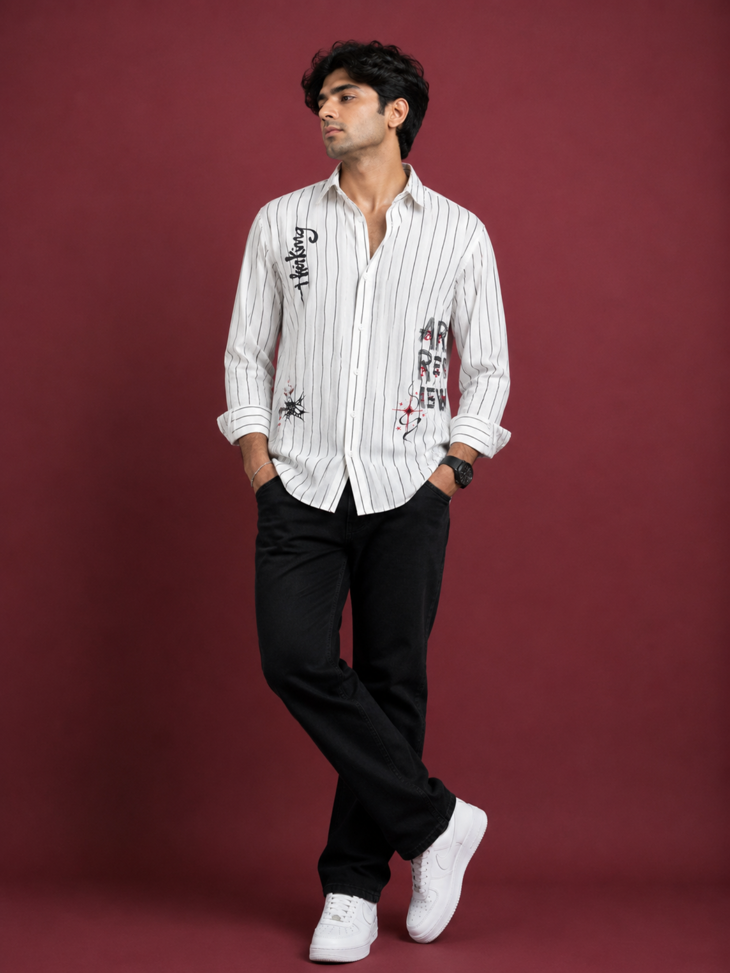Graffiti Print Shirt