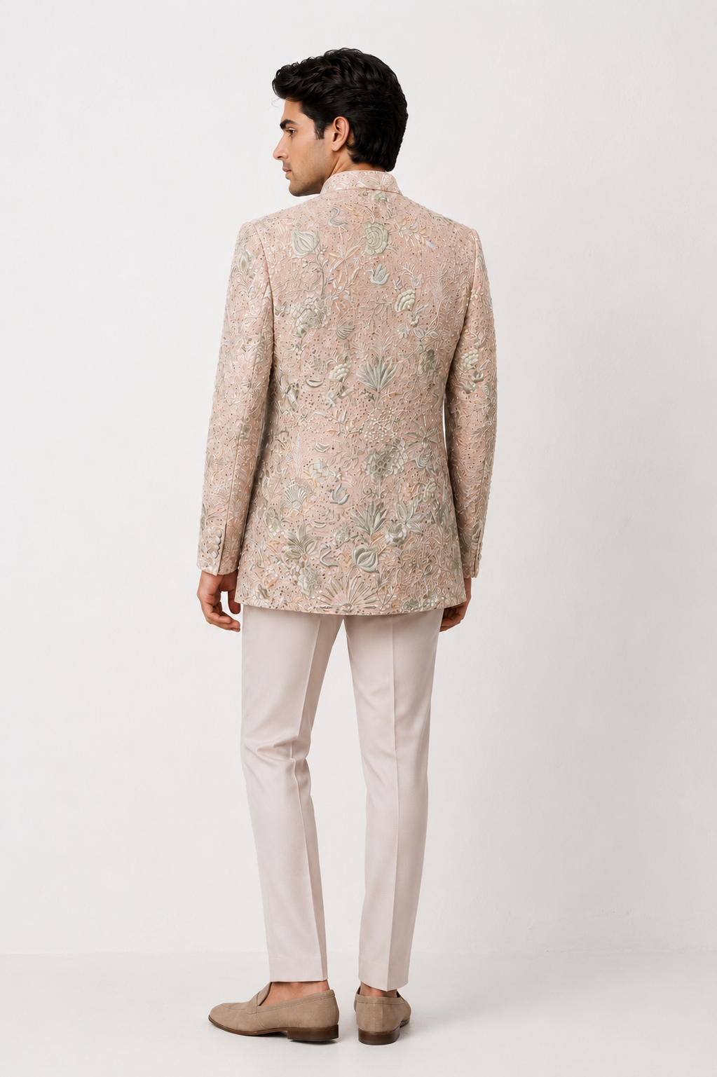 Heritage Embroidered Shrug Set
