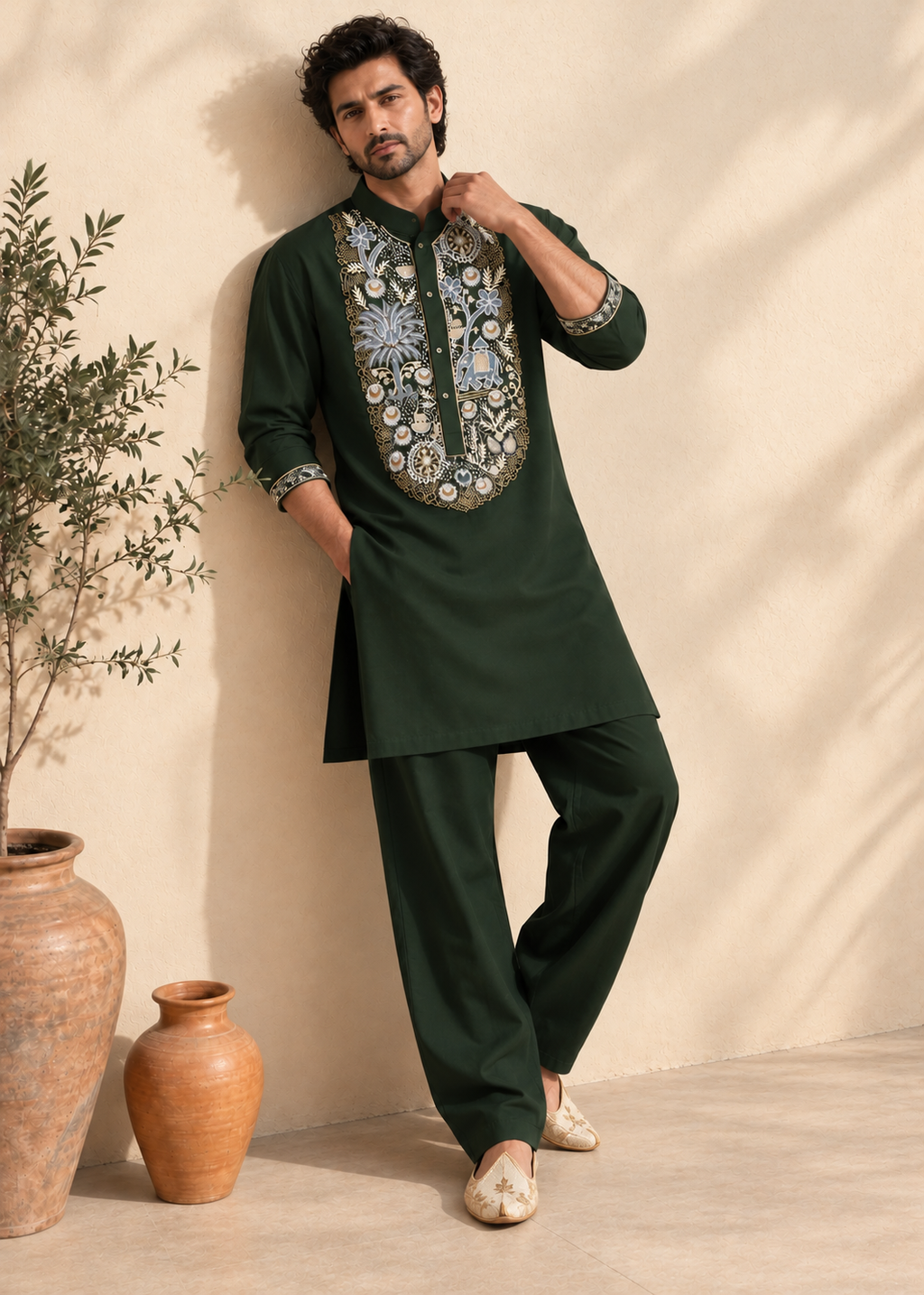 Shahi Zardozi Kurta