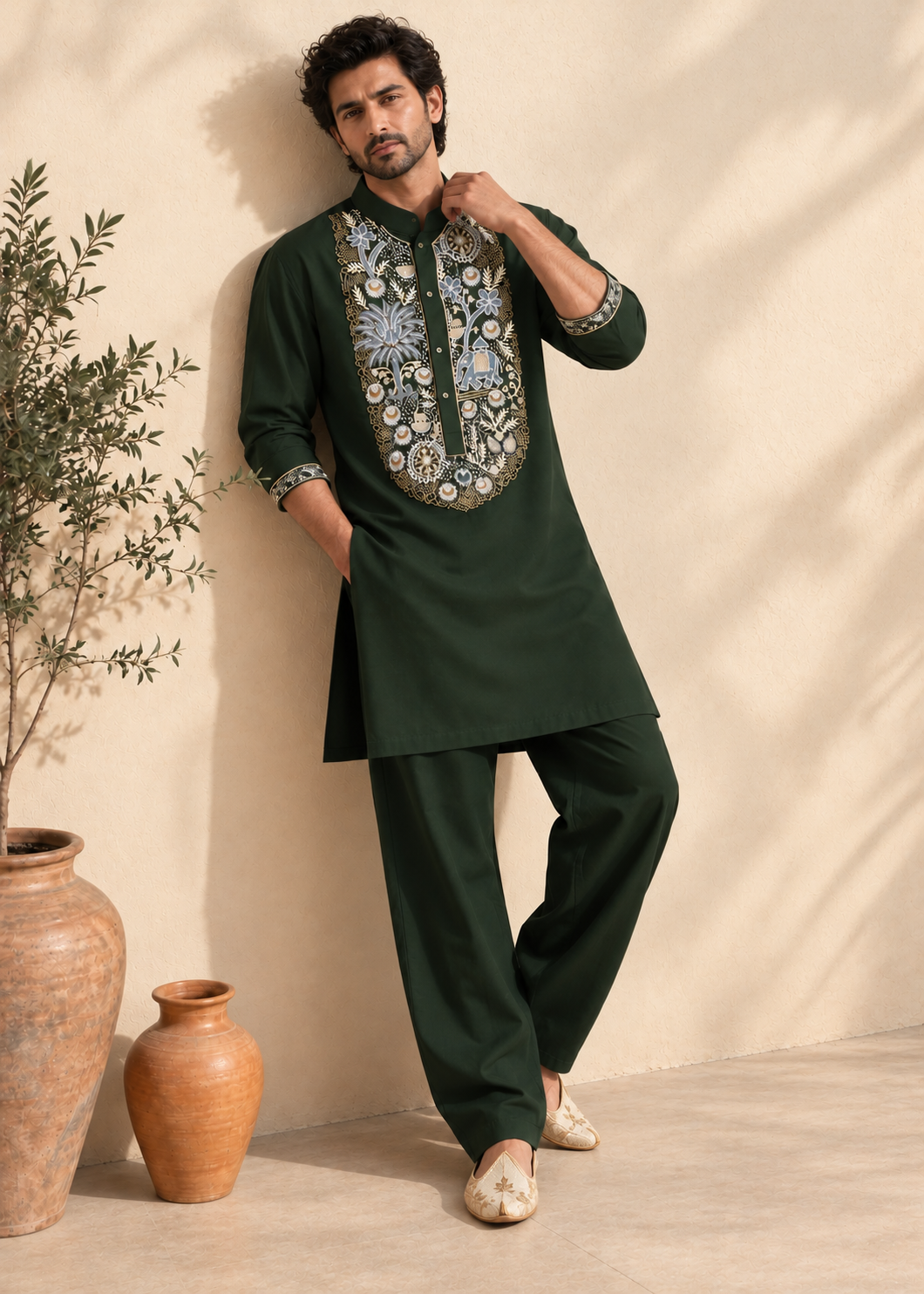Shahi Zardozi Kurta