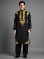 Royal Noir Handcrafted Kurta