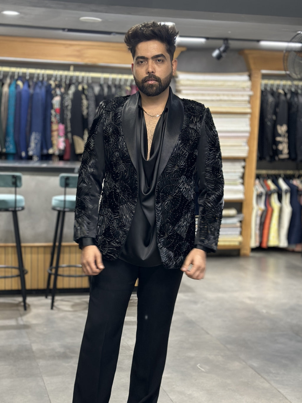 Black Spiral Tuxedo