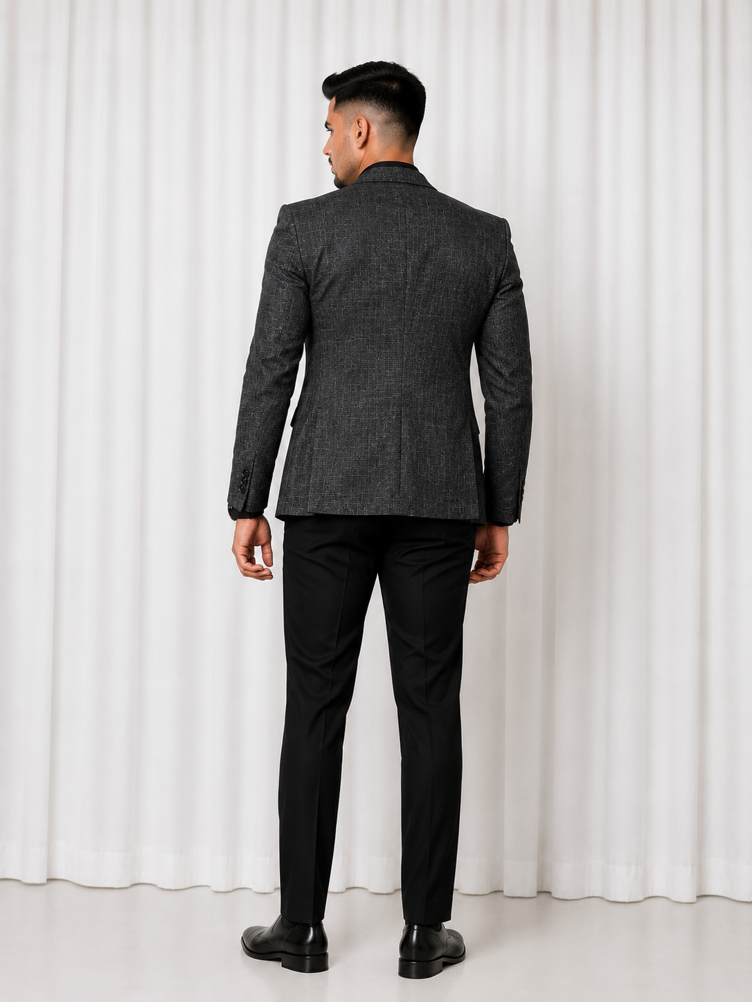 Charcoal Crest- Suit