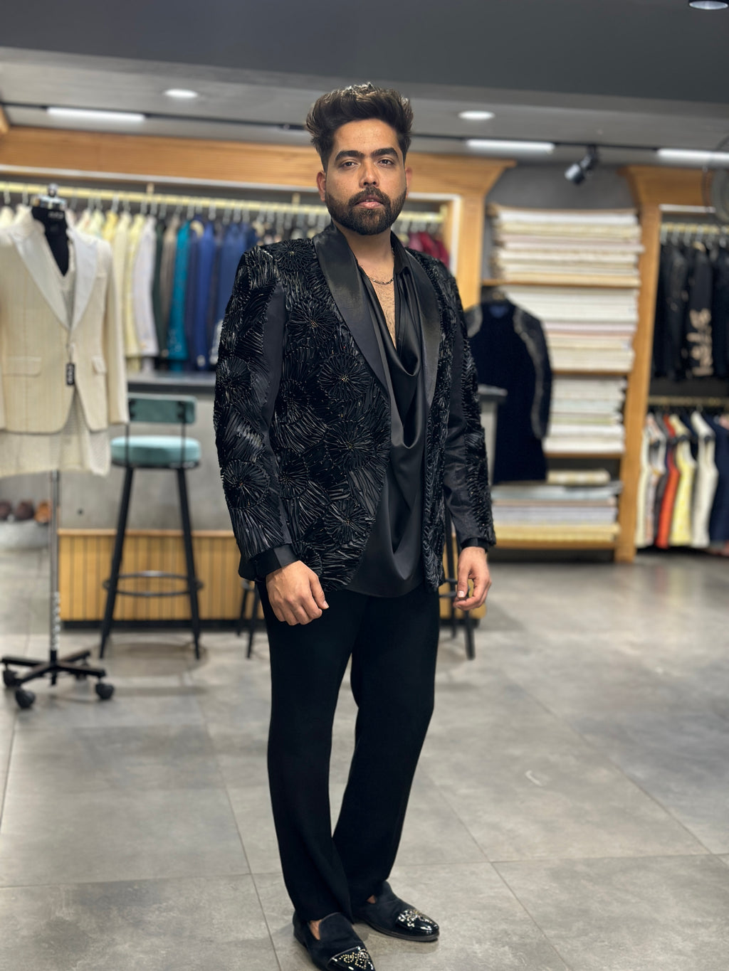 Black Spiral Tuxedo