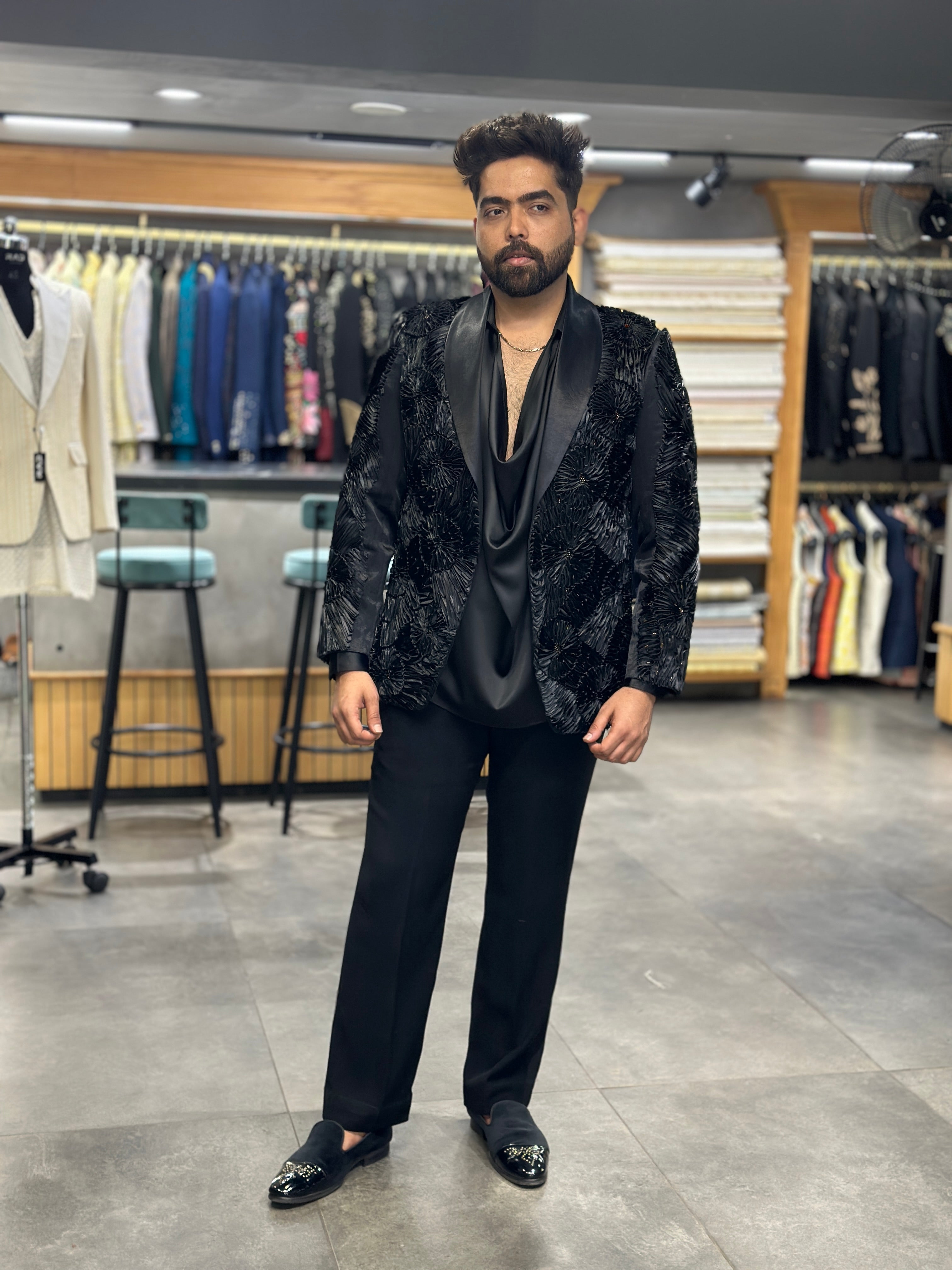 Black Spiral Tuxedo