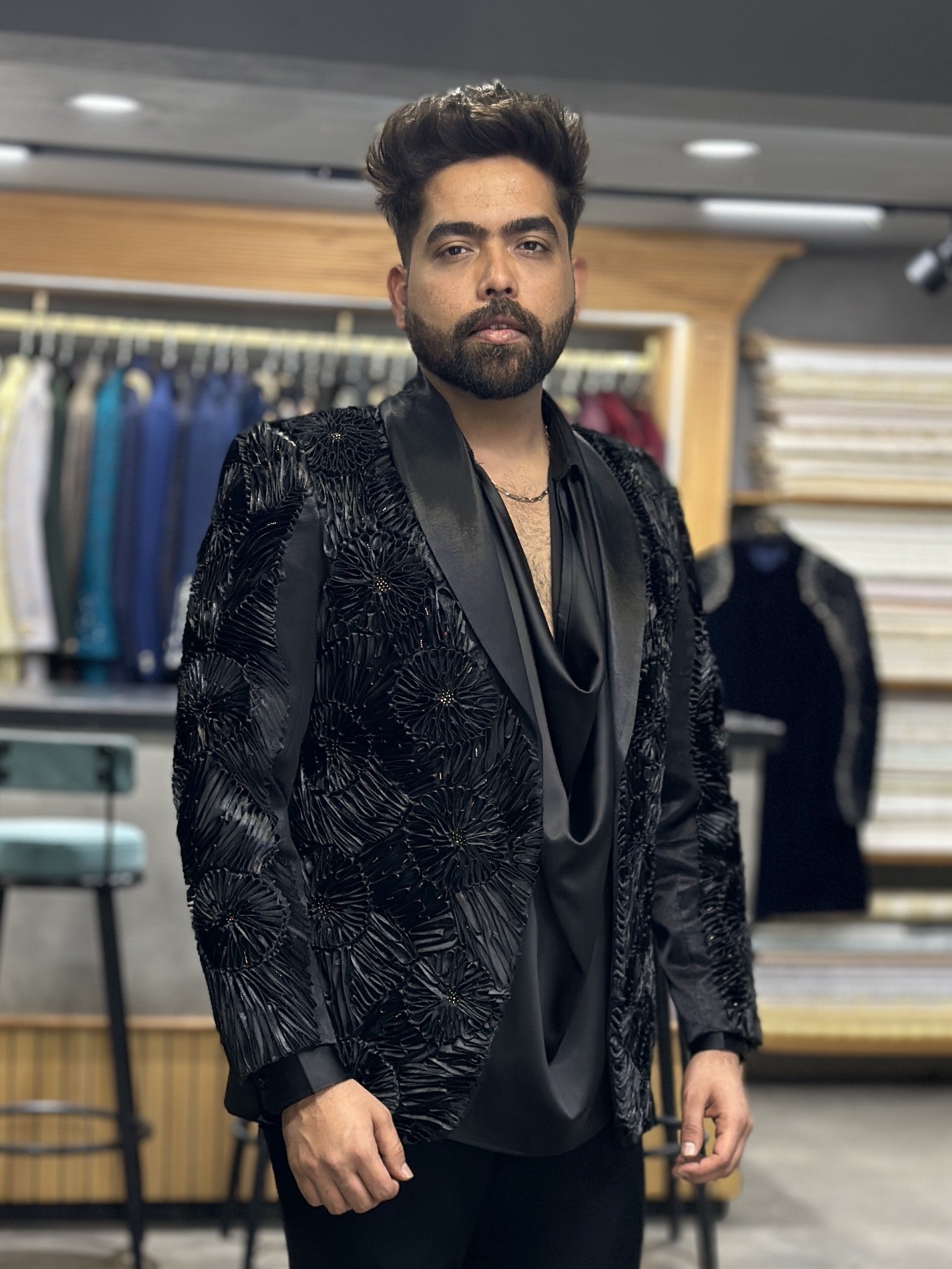 Black Spiral Tuxedo