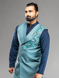 Teal Blue Lapel Bundy Set