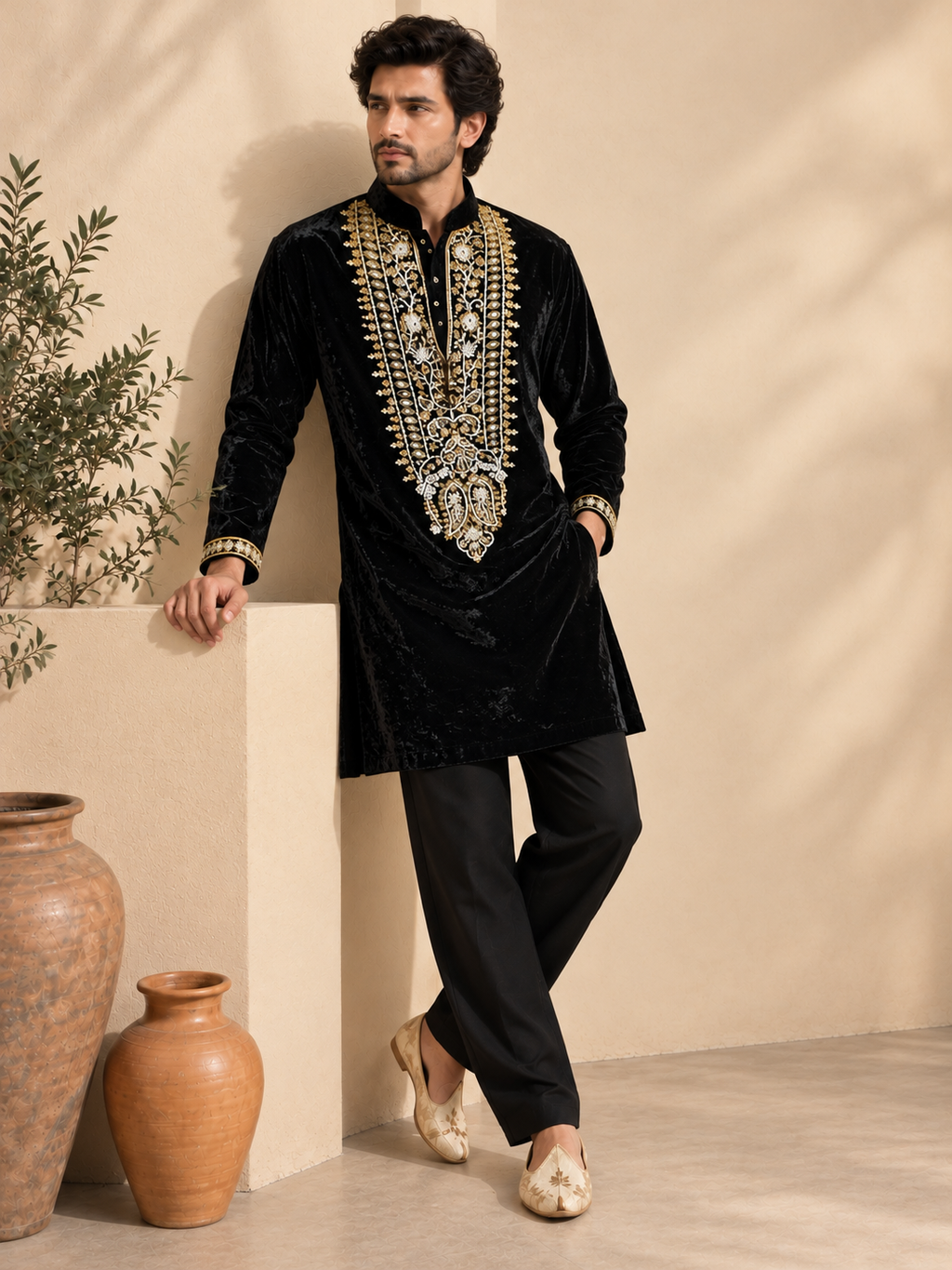 Black Empress Kurta