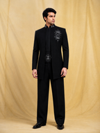 Noir Monarch Shrug Set