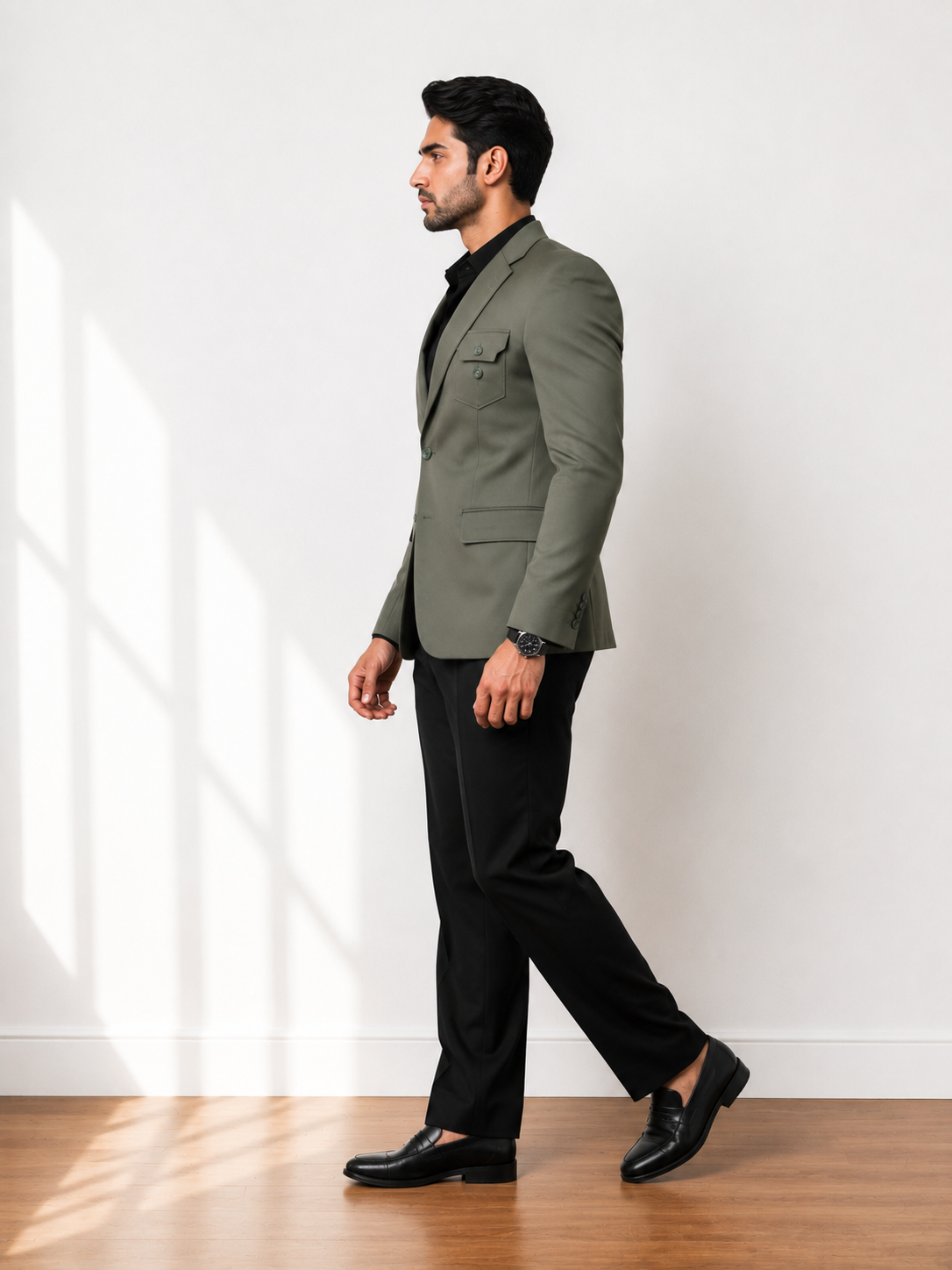 Slate Olive Suit