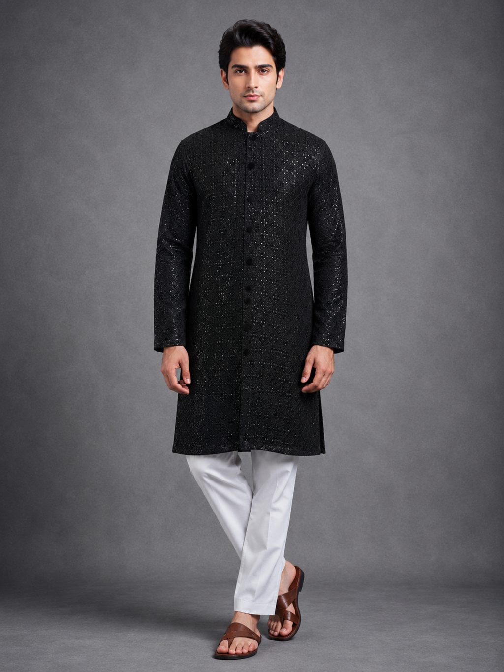 Black Onyx Kurta