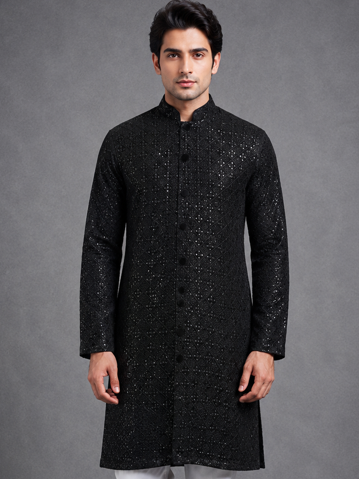 Black Onyx Kurta