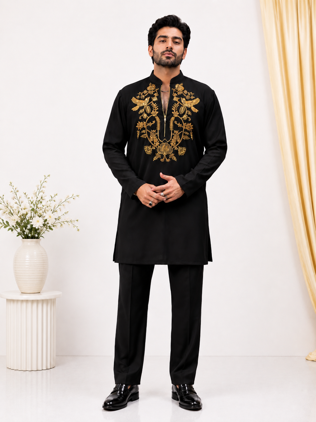 Golden Bird kurta