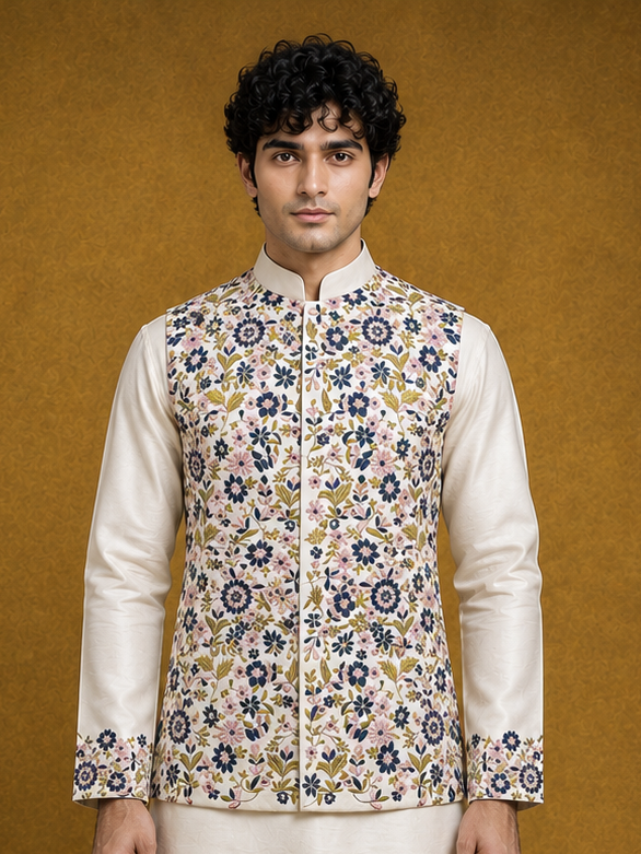 Gulbahar Ivory Bundy Set