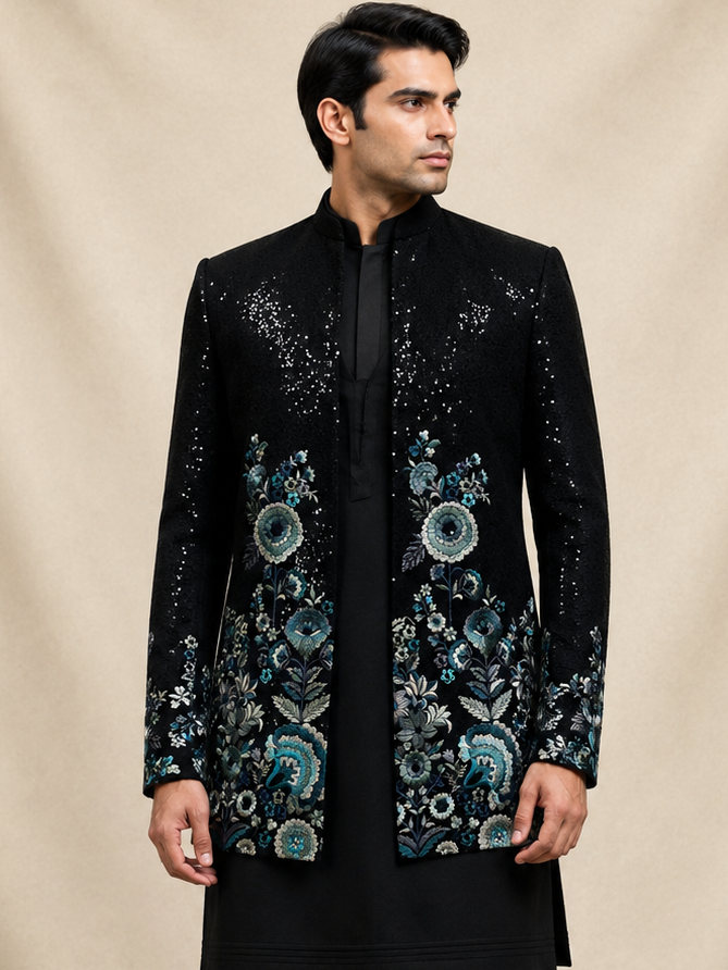 Moonlit Garden Embroidered Set