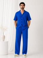 Royal Blue Crochet Co-ords set